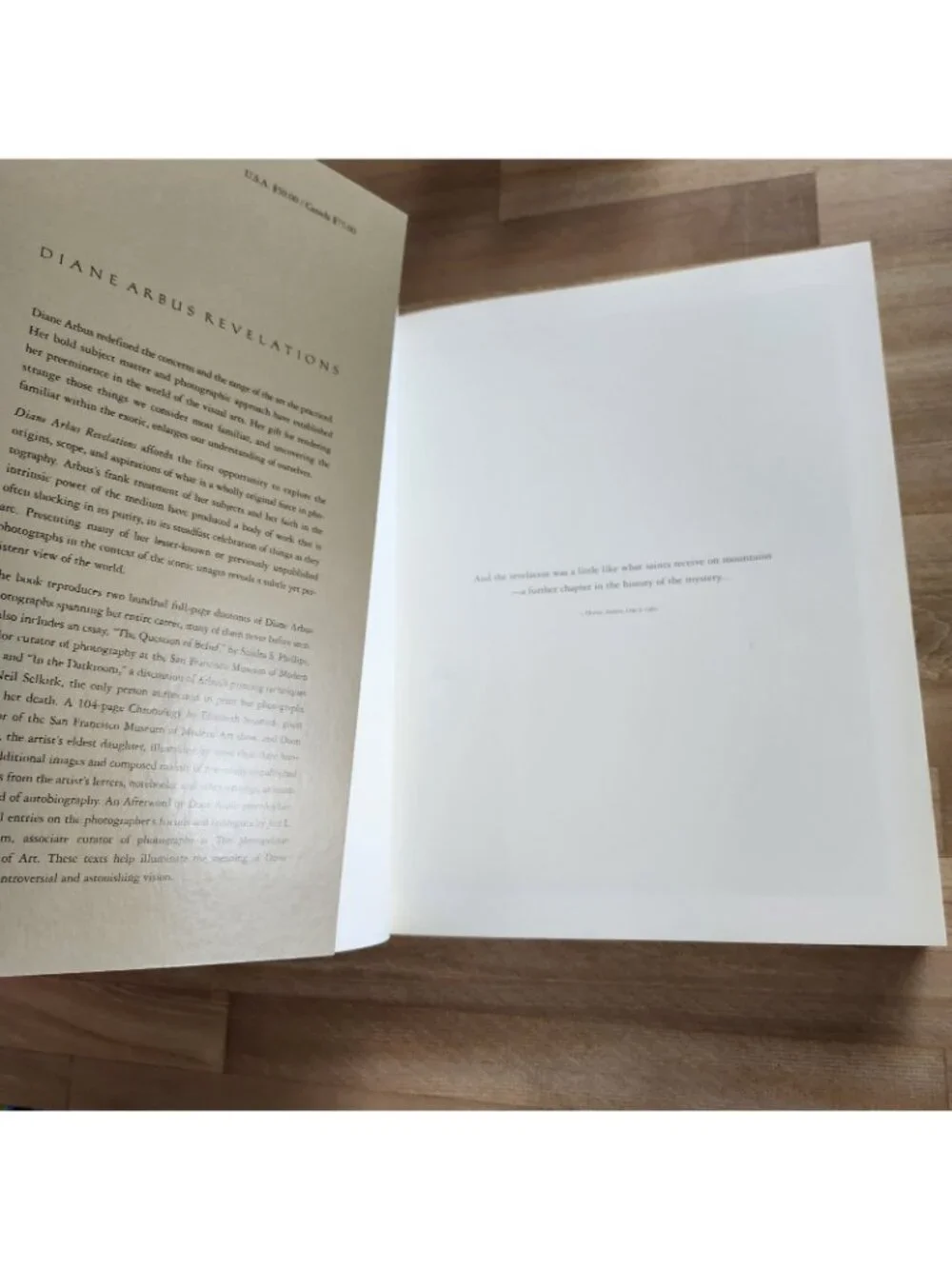 Diane Arbus Revelations - Photographs Large Format Art Book 2003 First Edition